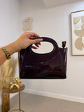 BOLSO GLOSSY BURDEOS