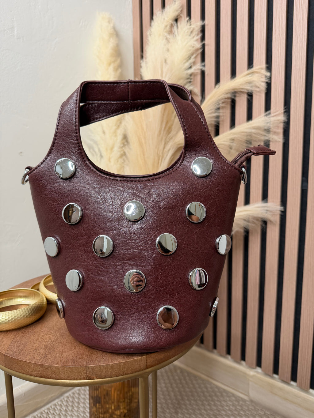 BOLSO CUBO MARRÓN