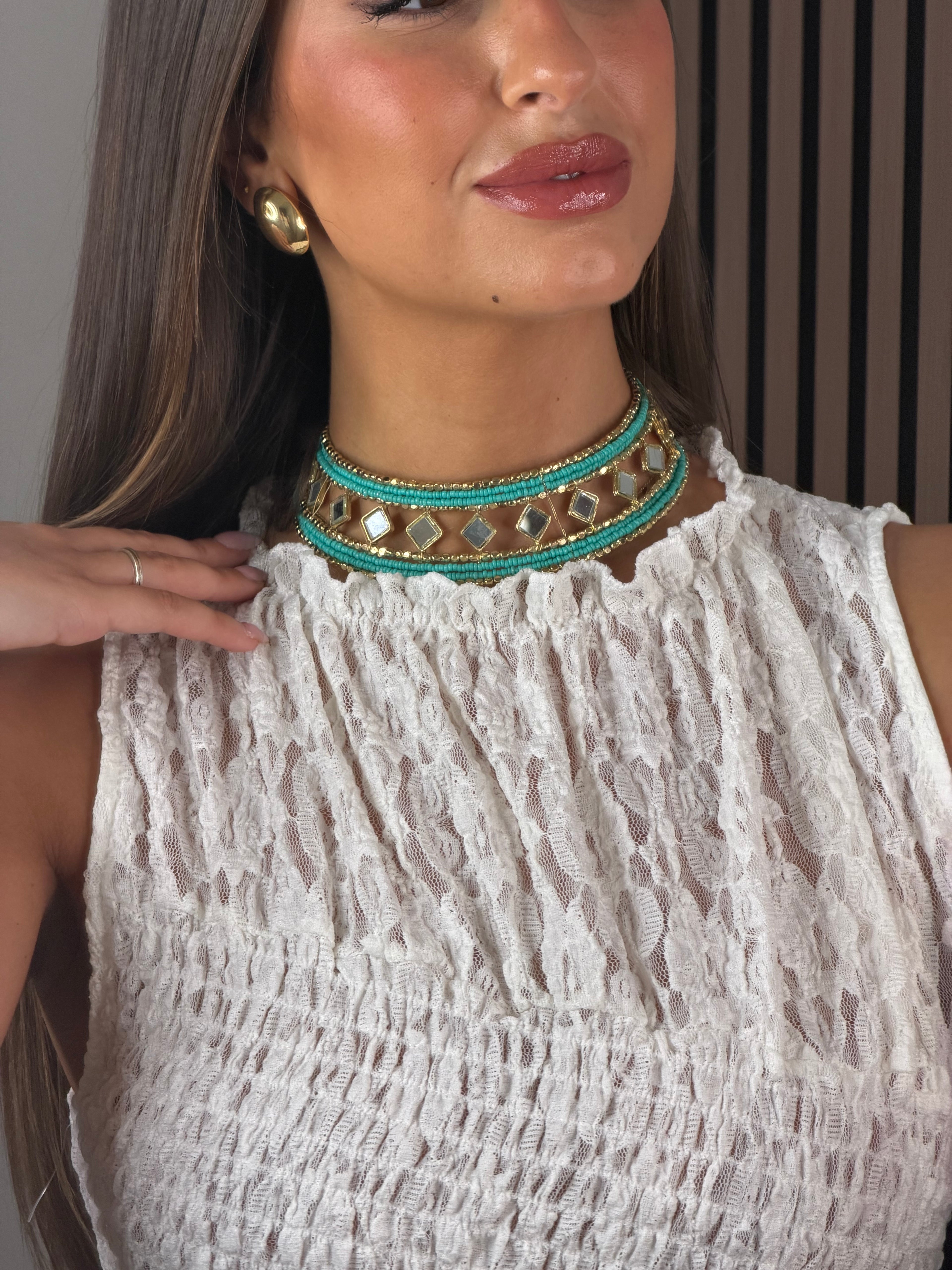 CHOKER ECLIPSE TURQUESA
