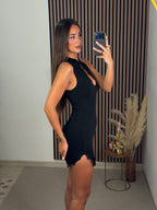 VESTIDO CHINOIS NEGRO