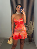 VESTIDO TROPICOQUETA NARANJA