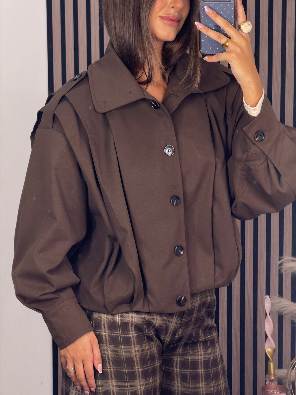 BOMBER GABARDINA
