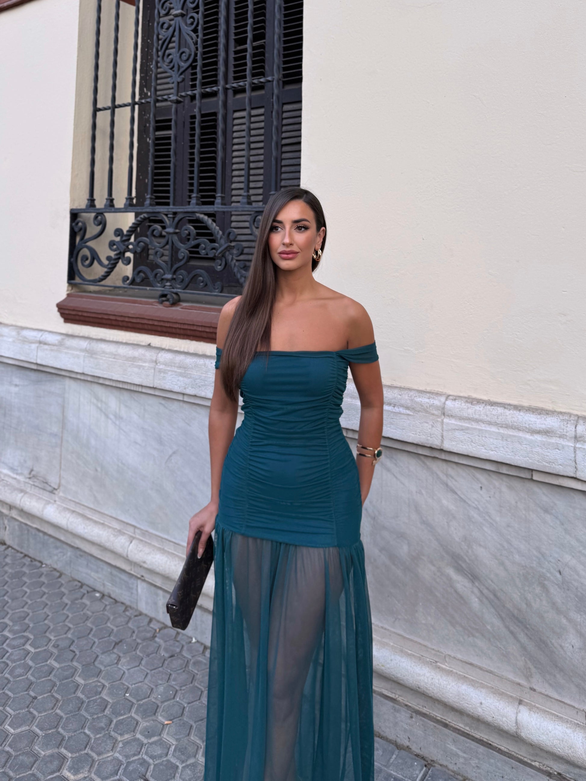 VESTIDO TULL ESMERALDA