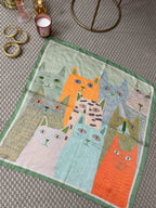 PAÑUELO KITTY VERDE