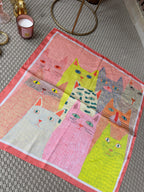 PAÑUELO KITTY MANDARINA