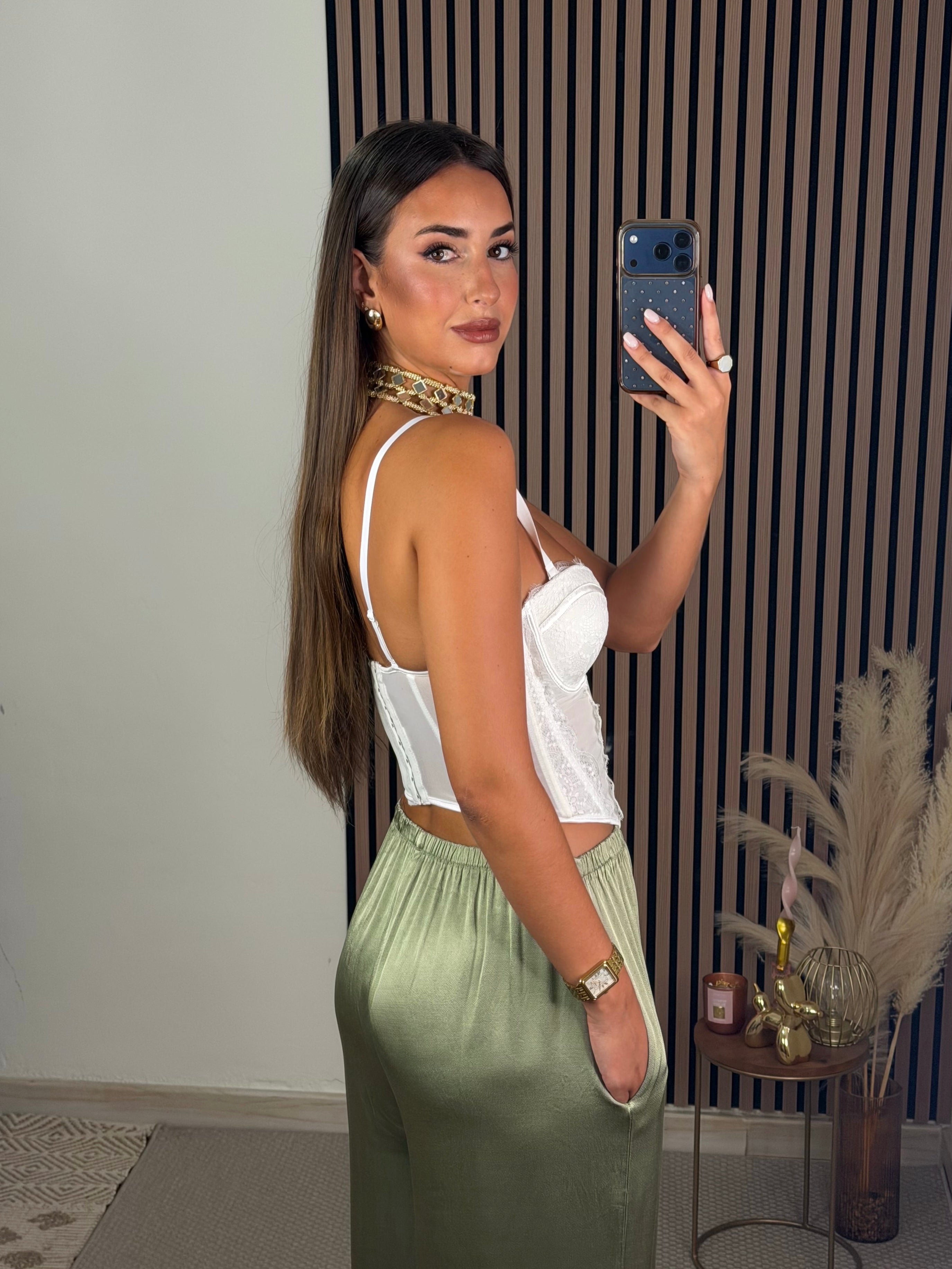 CORSET MARIPOSA BLANCO