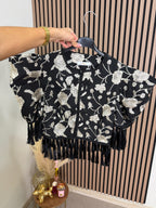 CONJUNTO CANASTA VERANO BORDADO NEGRO