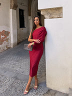 VESTIDO SIBILA ROJO