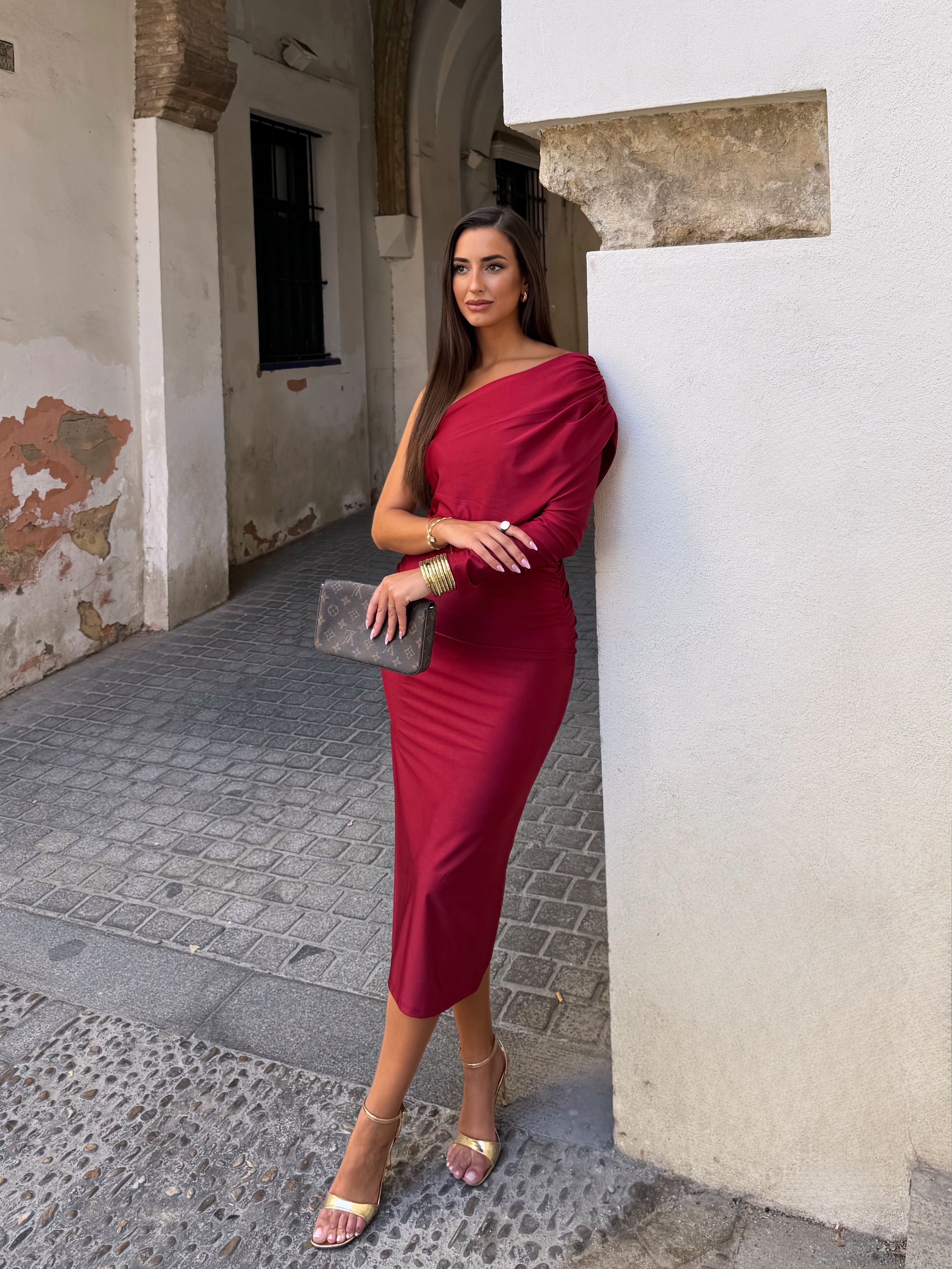 VESTIDO SIBILA ROJO