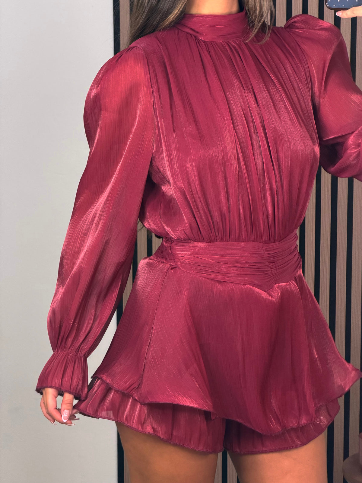 VESTIDO|MONO AMARA BURDEOS
