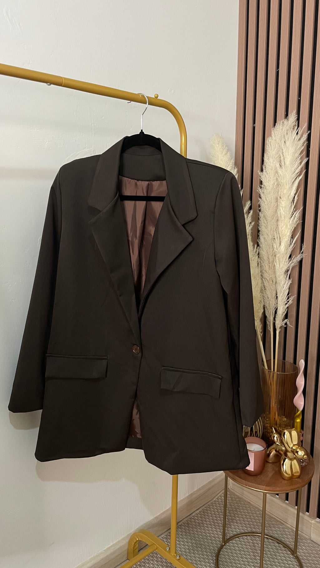 BLAZER OVERSIZE MARRÓN