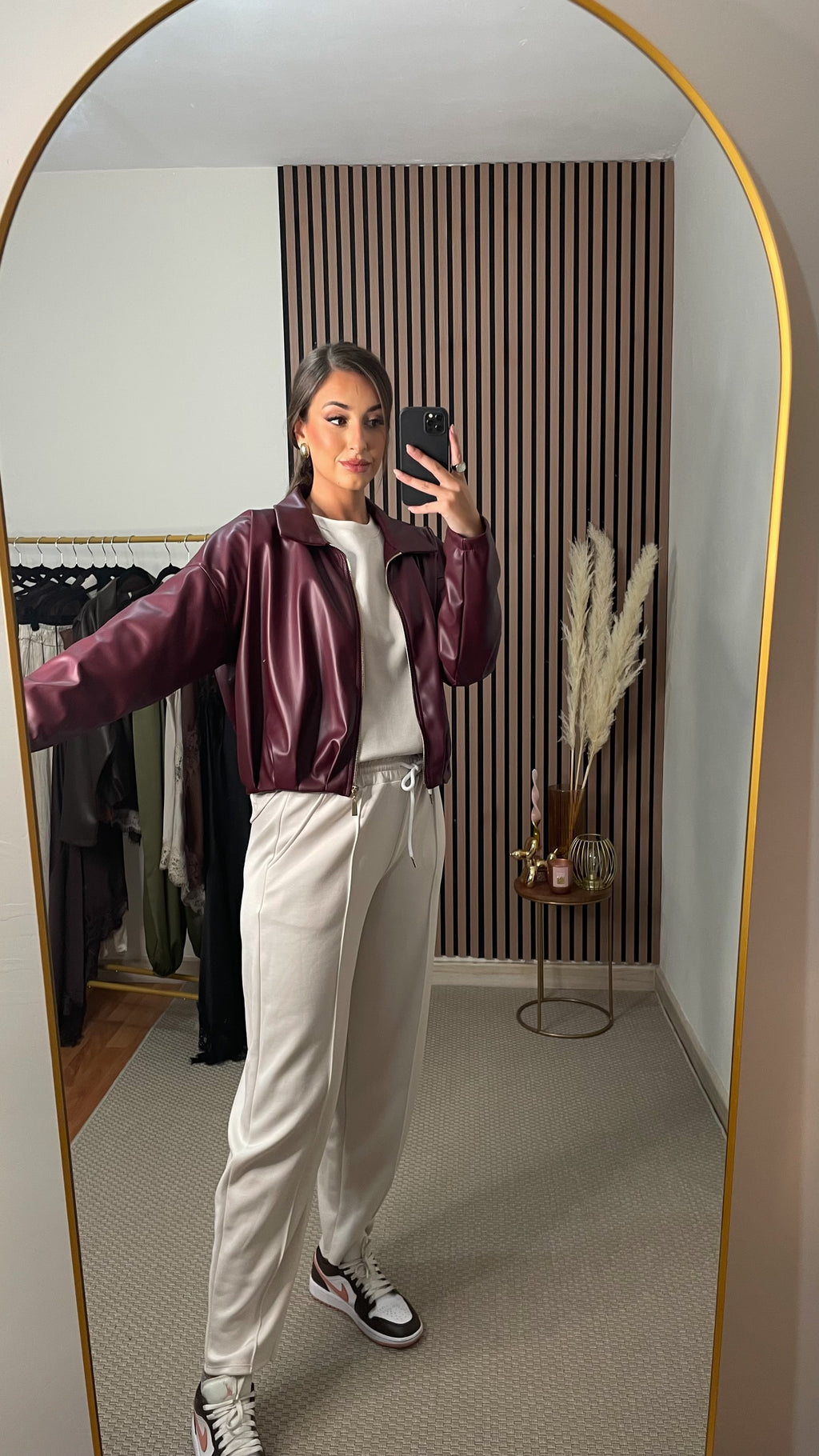 BOMBER POLIPIEL BURDEOS