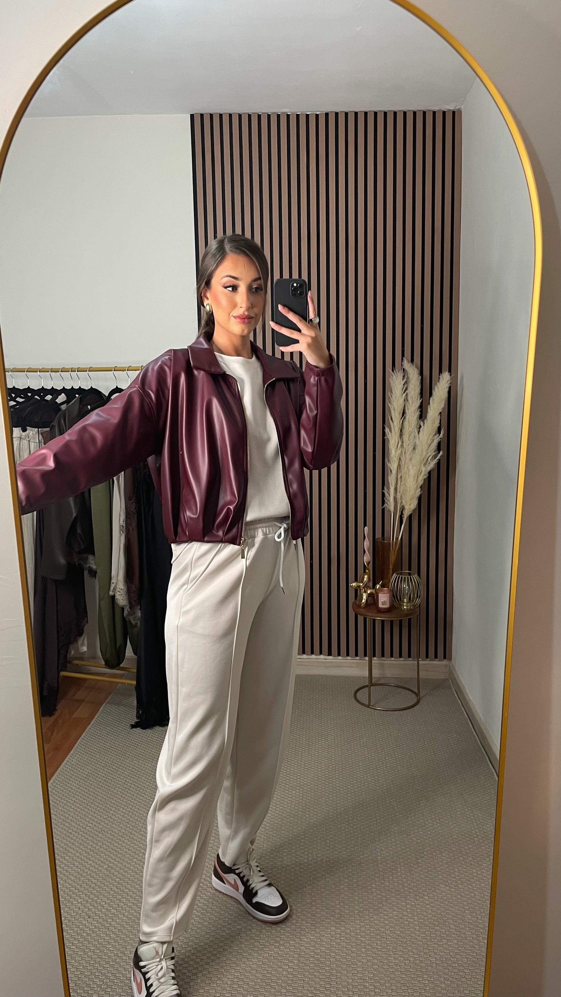 BOMBER POLIPIEL BURDEOS