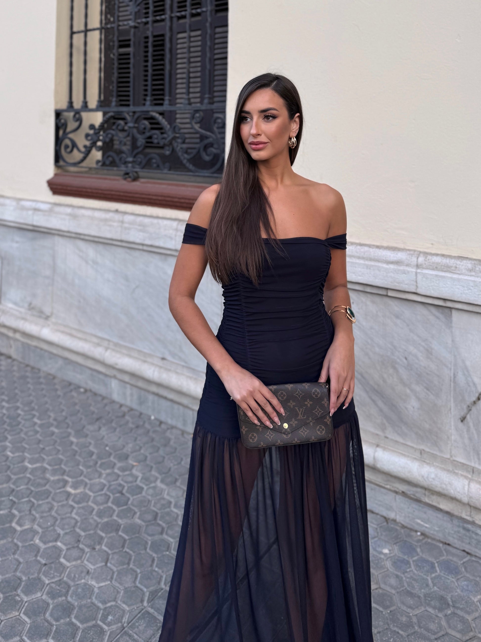 VESTIDO TULL ESMERALDA