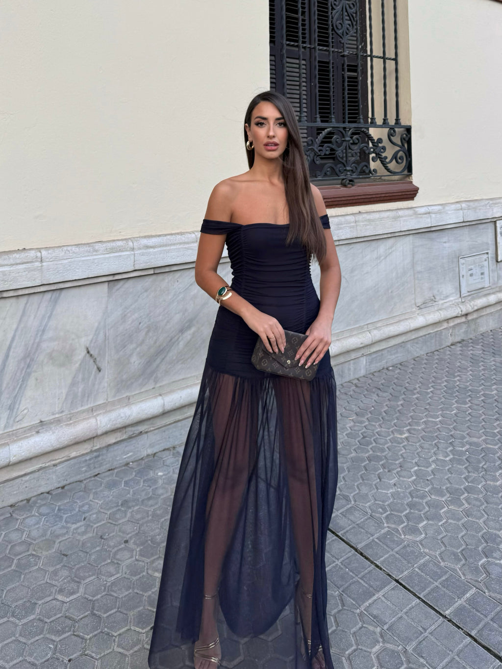 VESTIDO TULL ESMERALDA