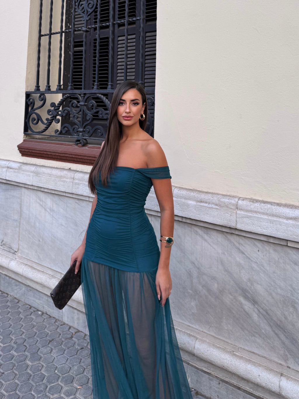 VESTIDO TULL ESMERALDA