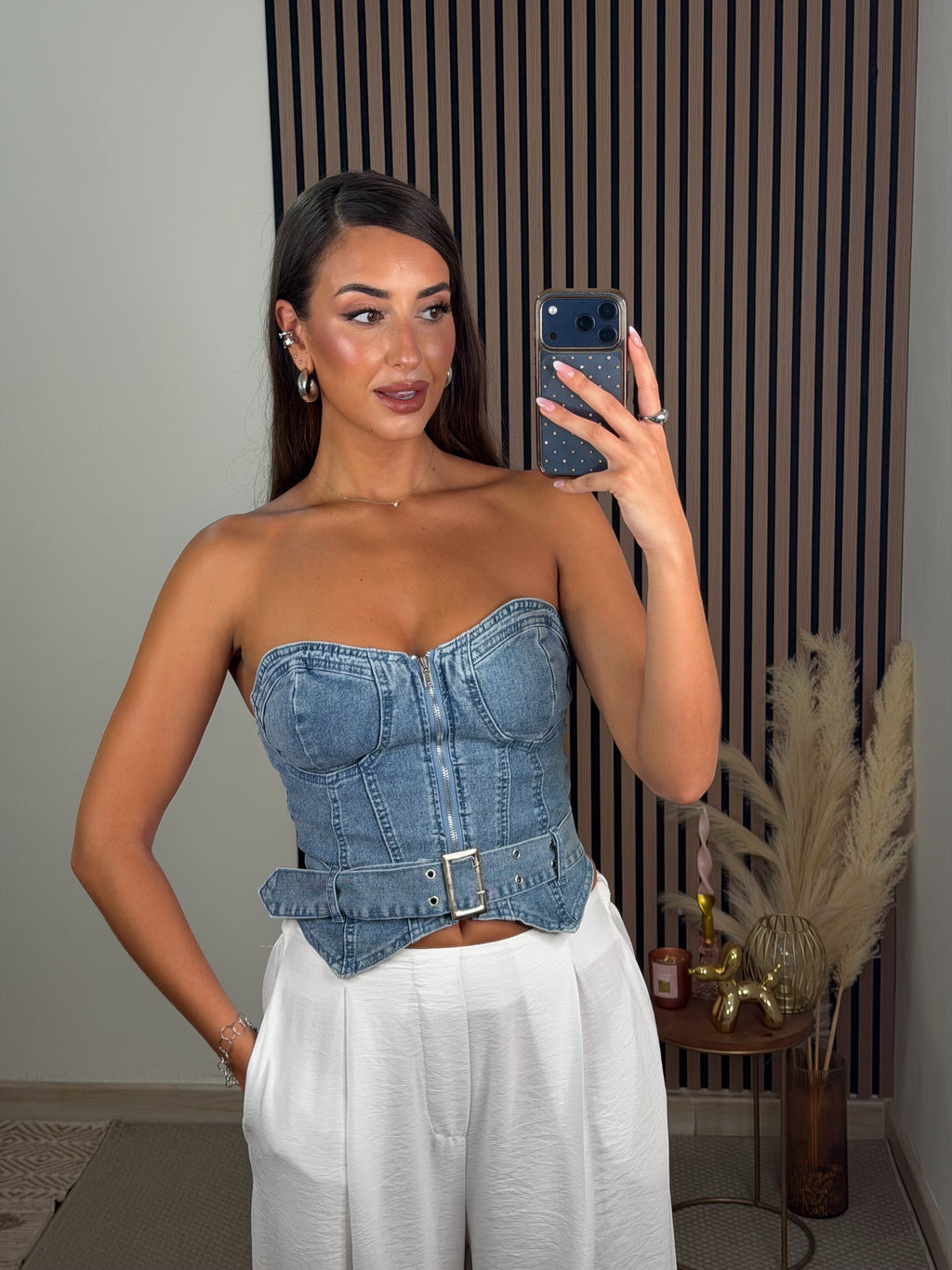 CORSET DENIM