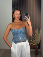 CORSET DENIM