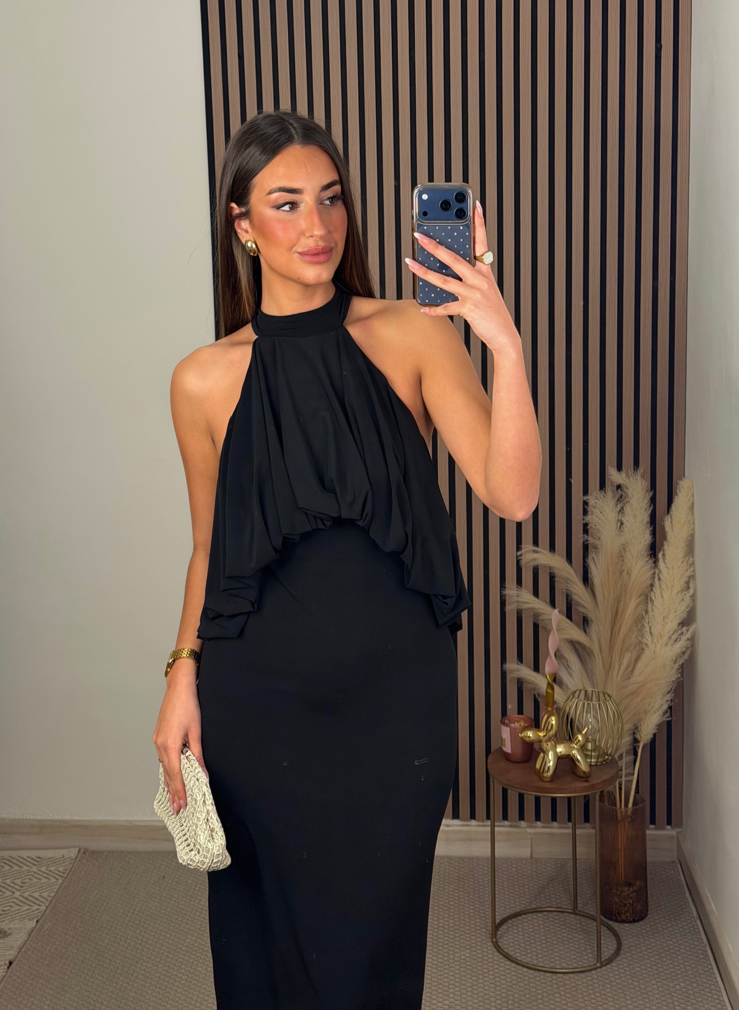 VESTIDO ROSA NEGRO