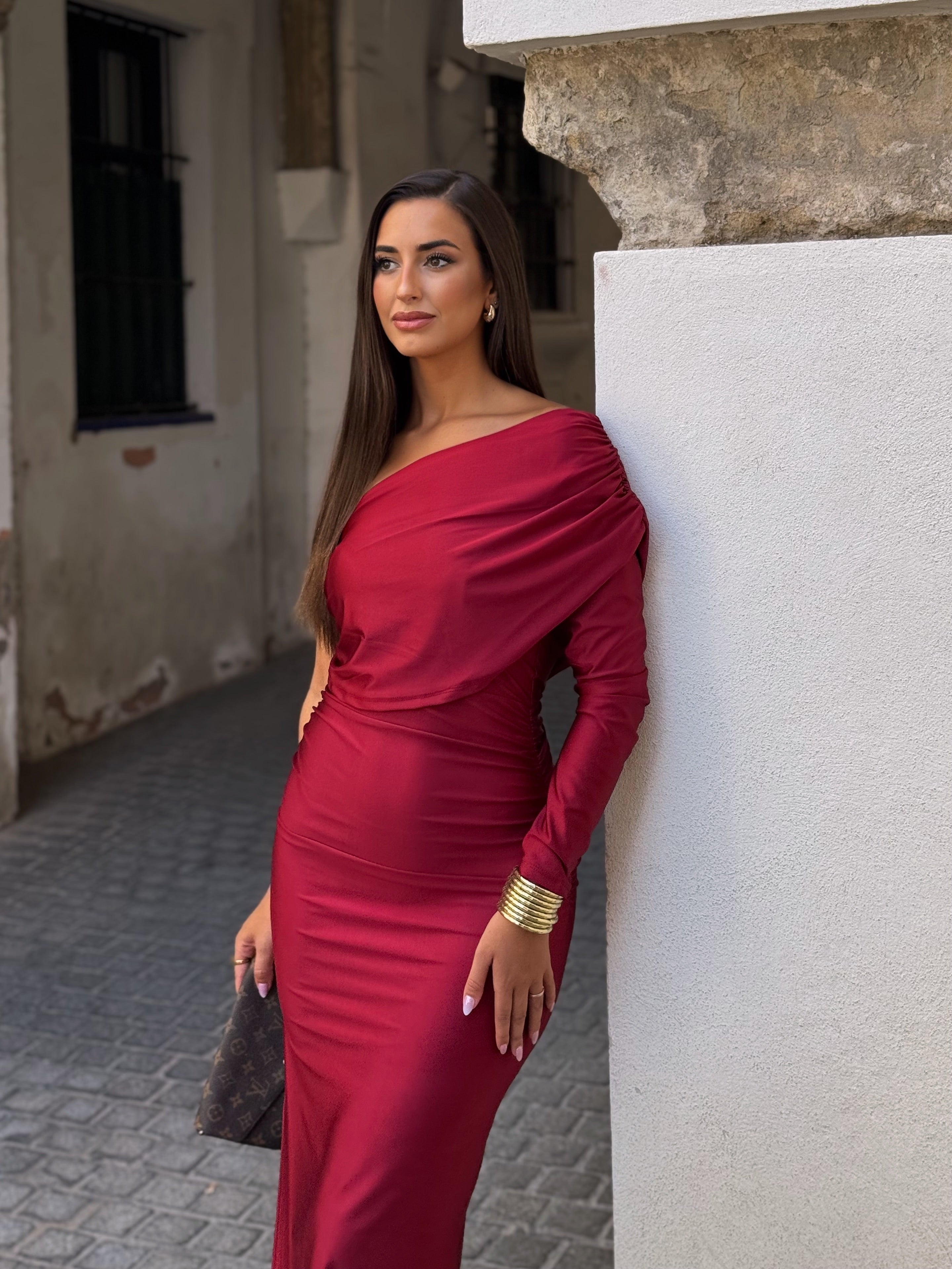 VESTIDO SIBILA ROJO