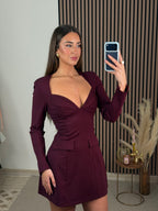 VESTIDO JULIETTE GRANATE