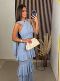 VESTIDO LALA CELESTE