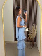 VESTIDO LALA CELESTE