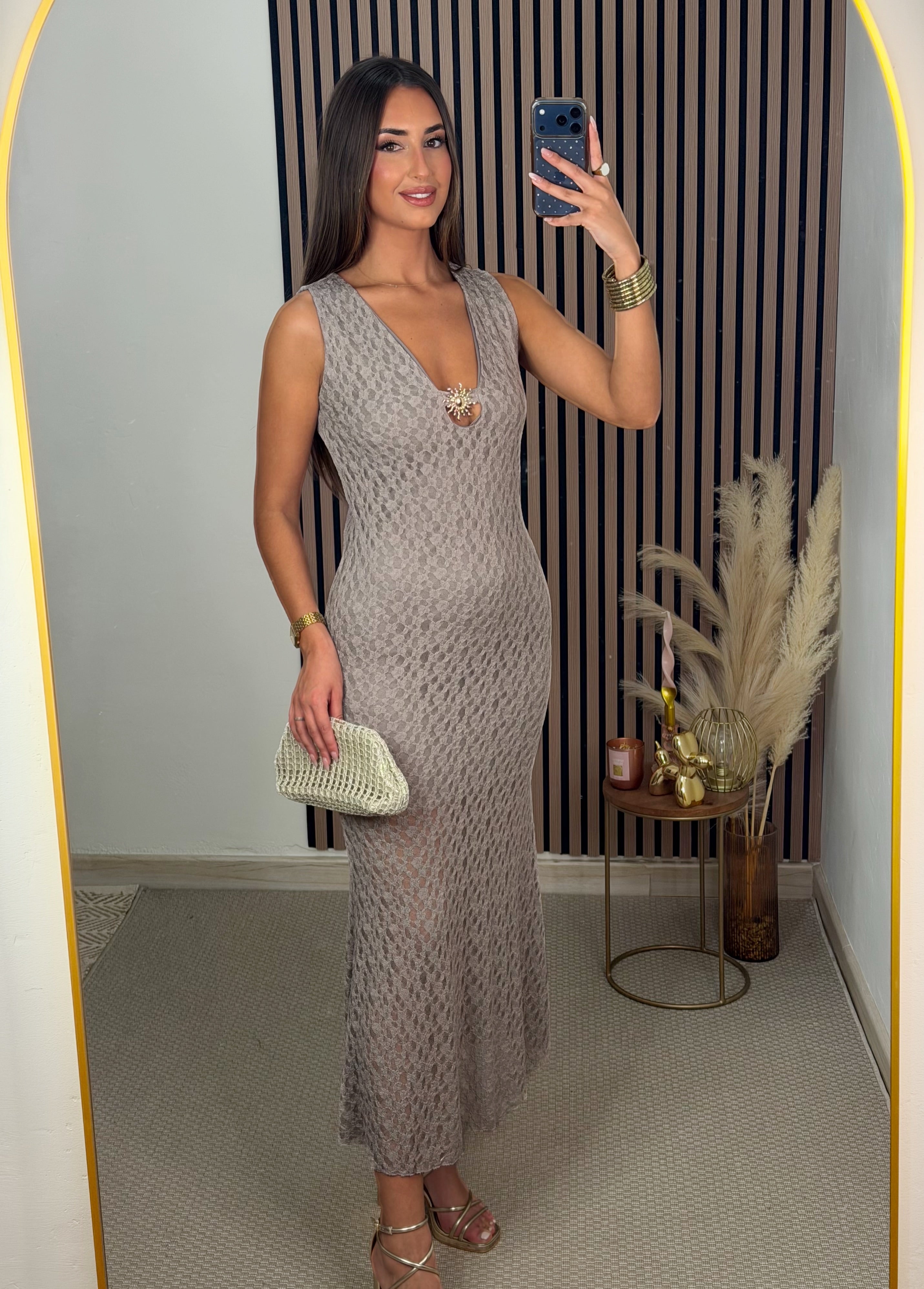 VESTIDO SOL TAUPE