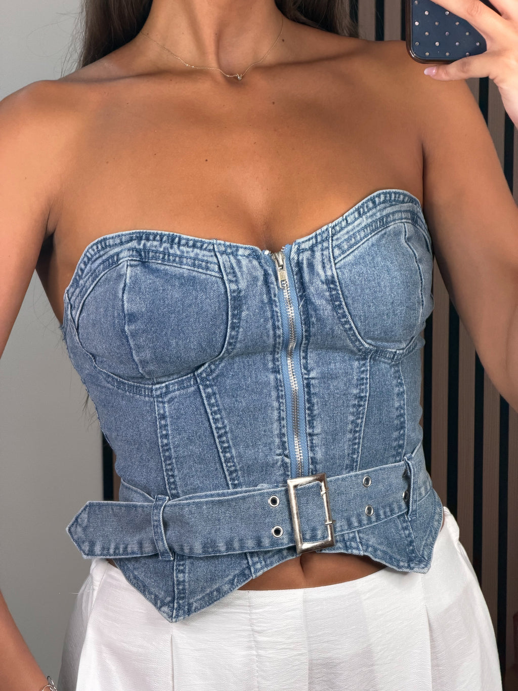 CORSET DENIM