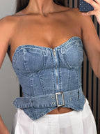 CORSET DENIM