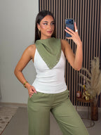 PANTALÓN LINO BANDANA