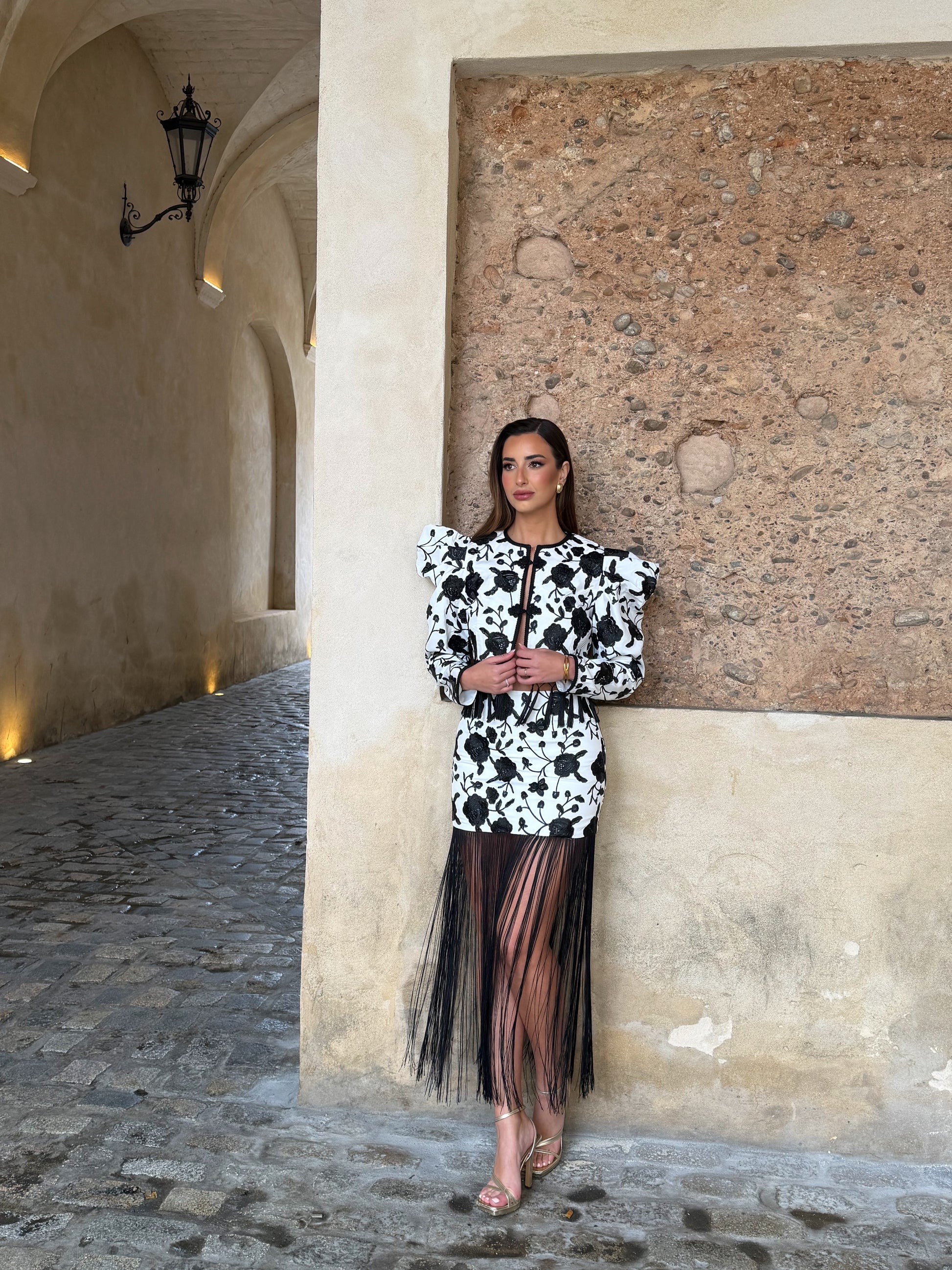 CONJUNTO CANASTA BORDADO BLANCO