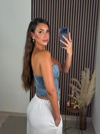 CORSET DENIM