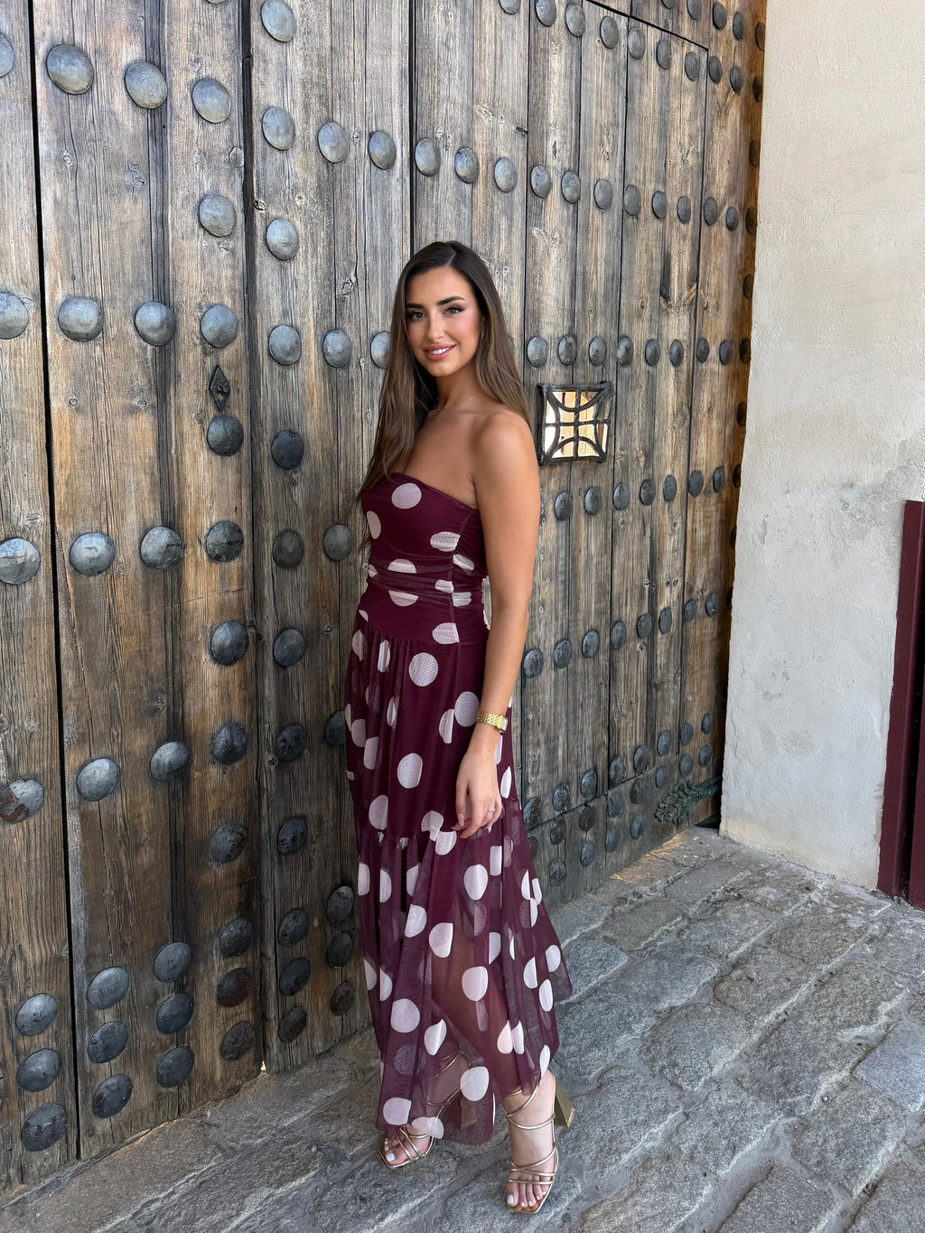 VESTIDO CARMEN TINTO