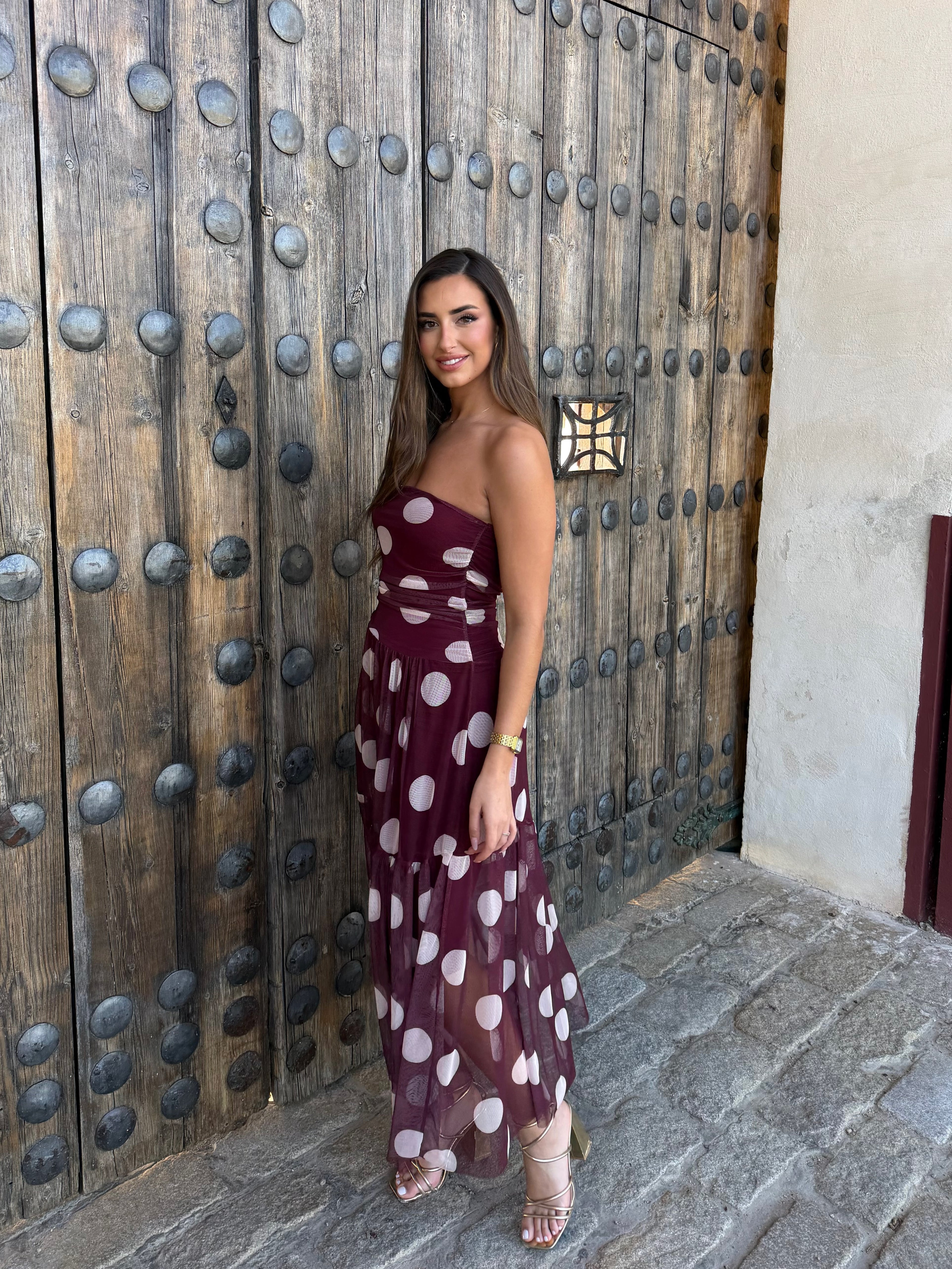 VESTIDO CARMEN TINTO