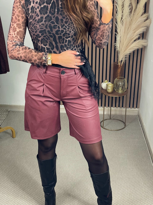 BERMUDAS POLIPIEL TINTO