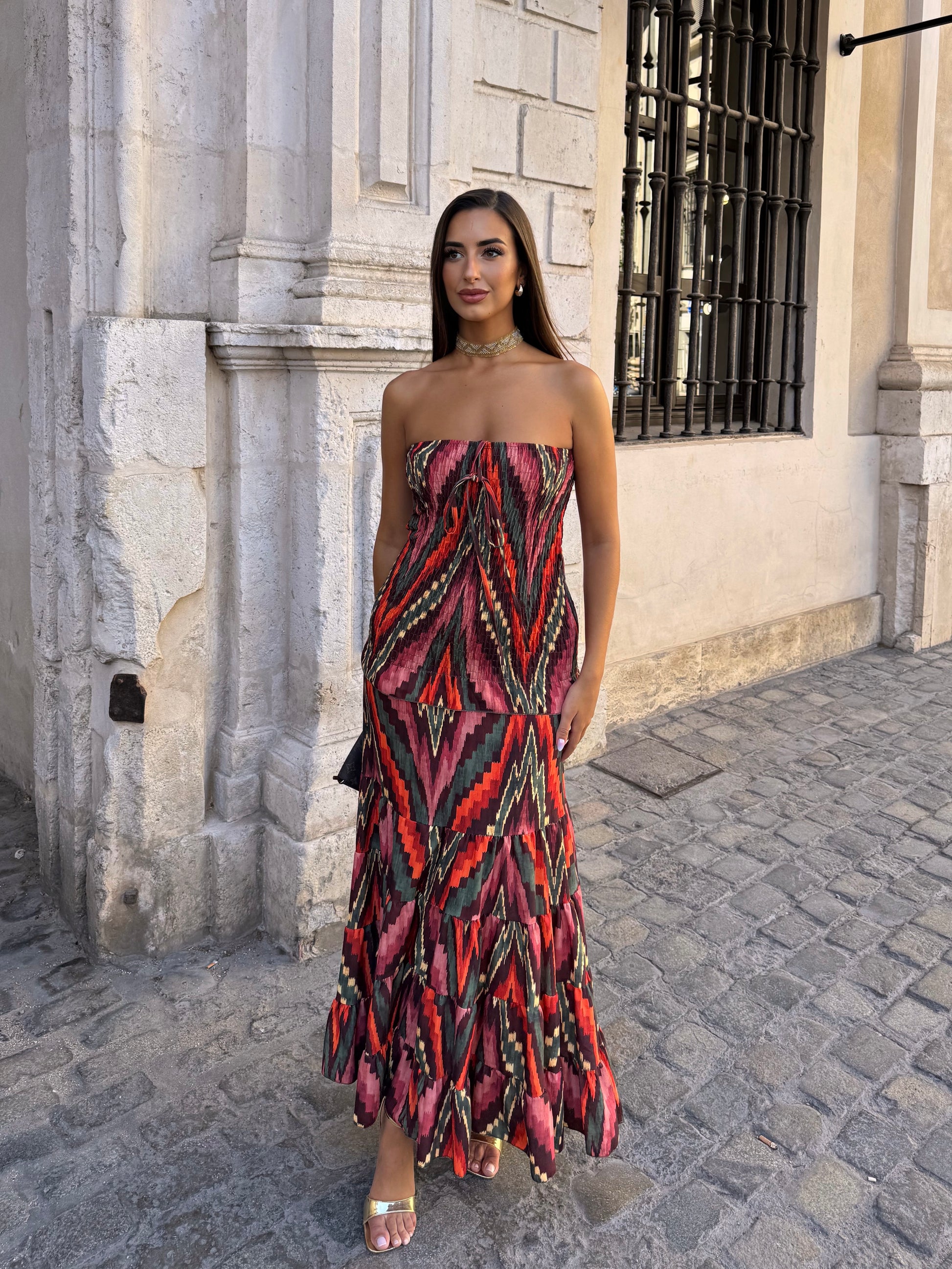 VESTIDO LAVINIA ROJO