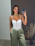 CORSET MARIPOSA BLANCO