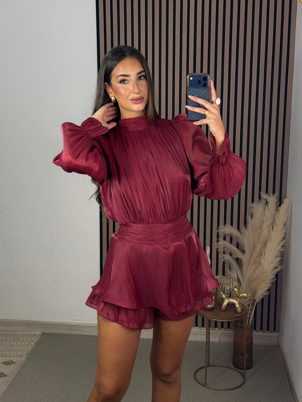 VESTIDO|MONO AMARA BURDEOS