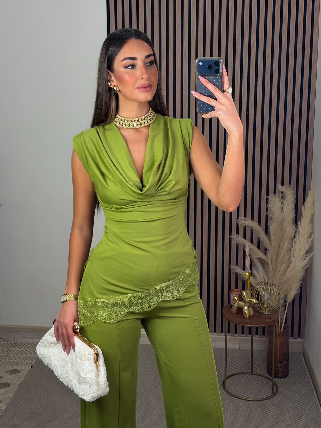 CONJUNTO MIA PISTACHO