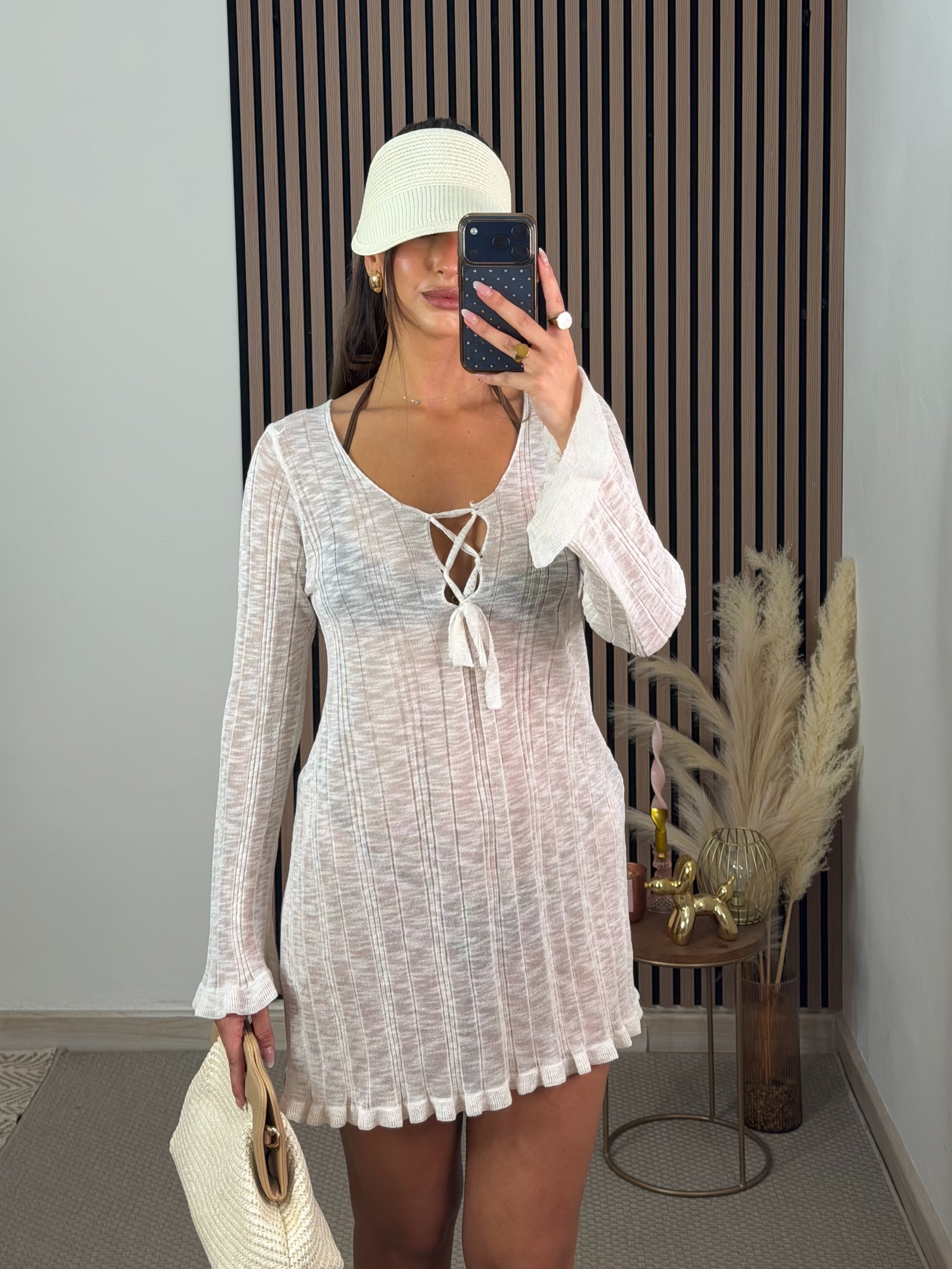 VESTIDO PLAYA TOSTADO
