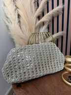 BOLSO CROCHET DORADO