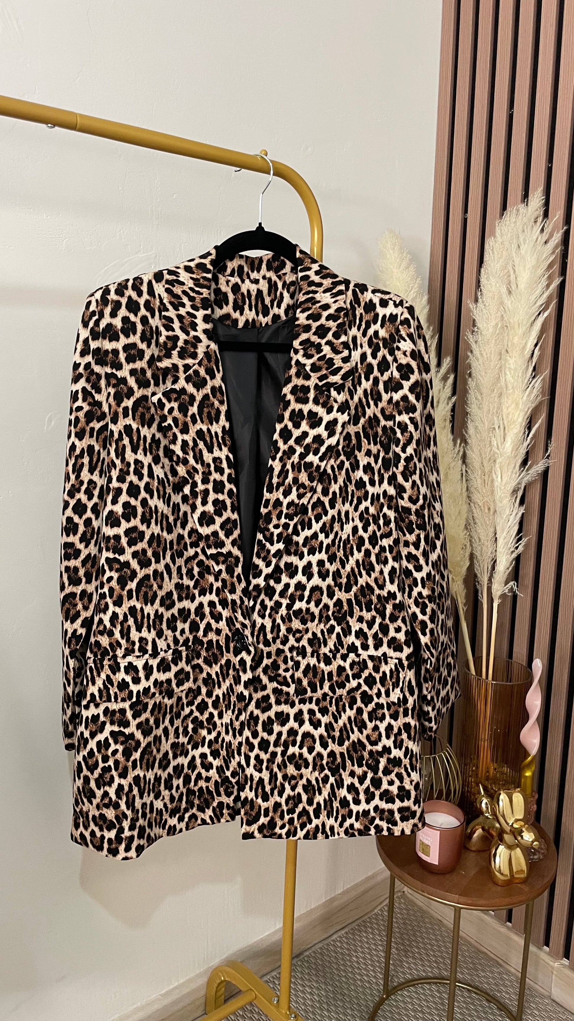 BLAZER OVERSIZE ANIMALPRINT