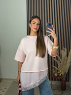 CAMISETA AURE ROSA