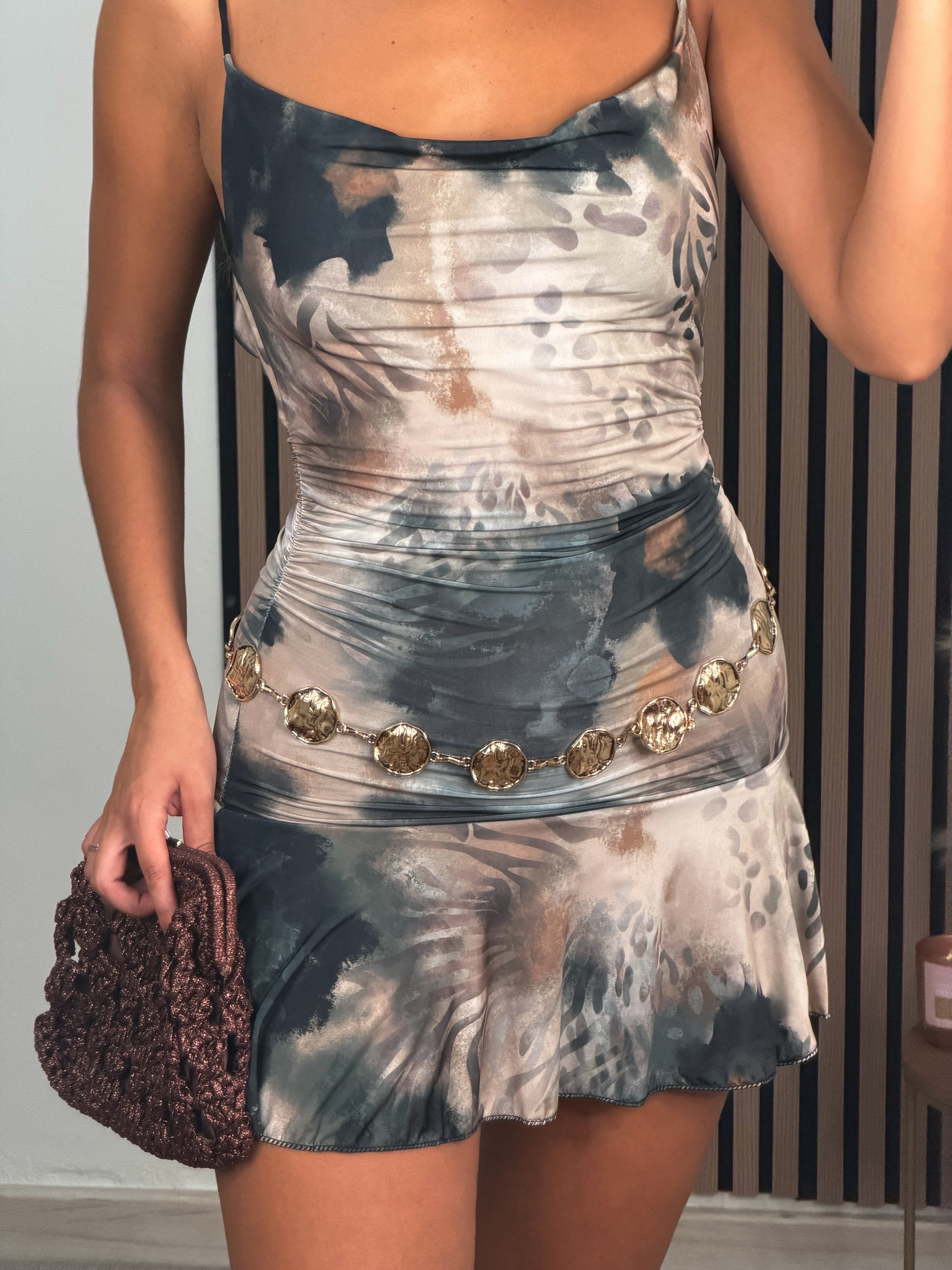 VESTIDO TROPICOQUETA MARRÓN