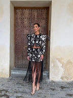 CONJUNTO CANASTA VERANO BORDADO NEGRO