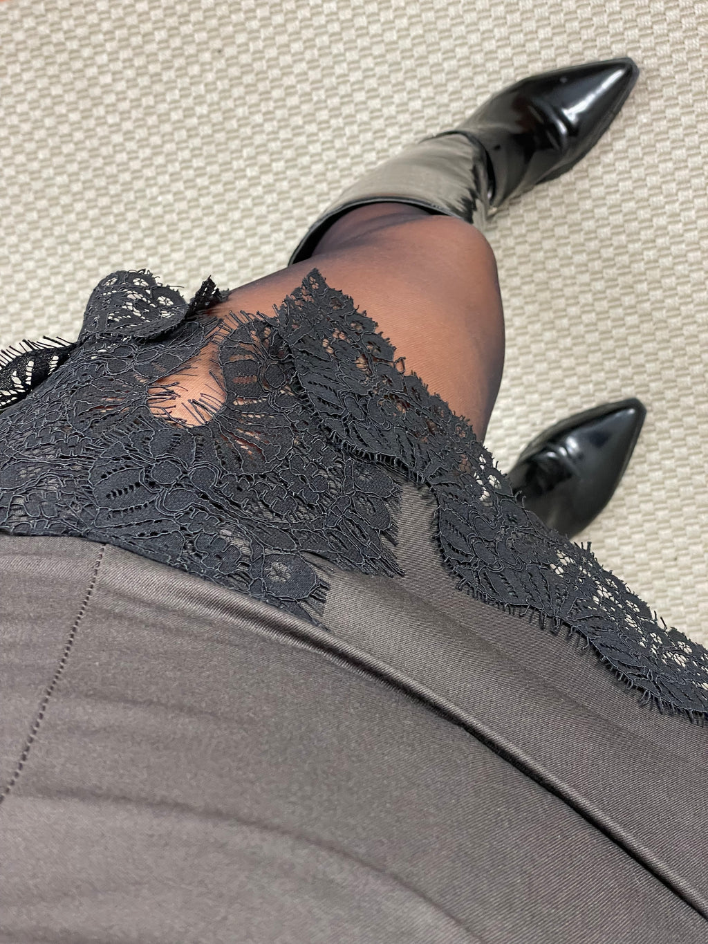 FALDA PANTALÓN ENCAJE