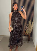 VESTIDO CLAVELLINA MARRÓN