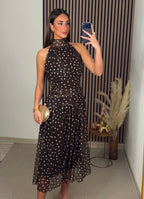 VESTIDO CLAVELLINA MARRÓN