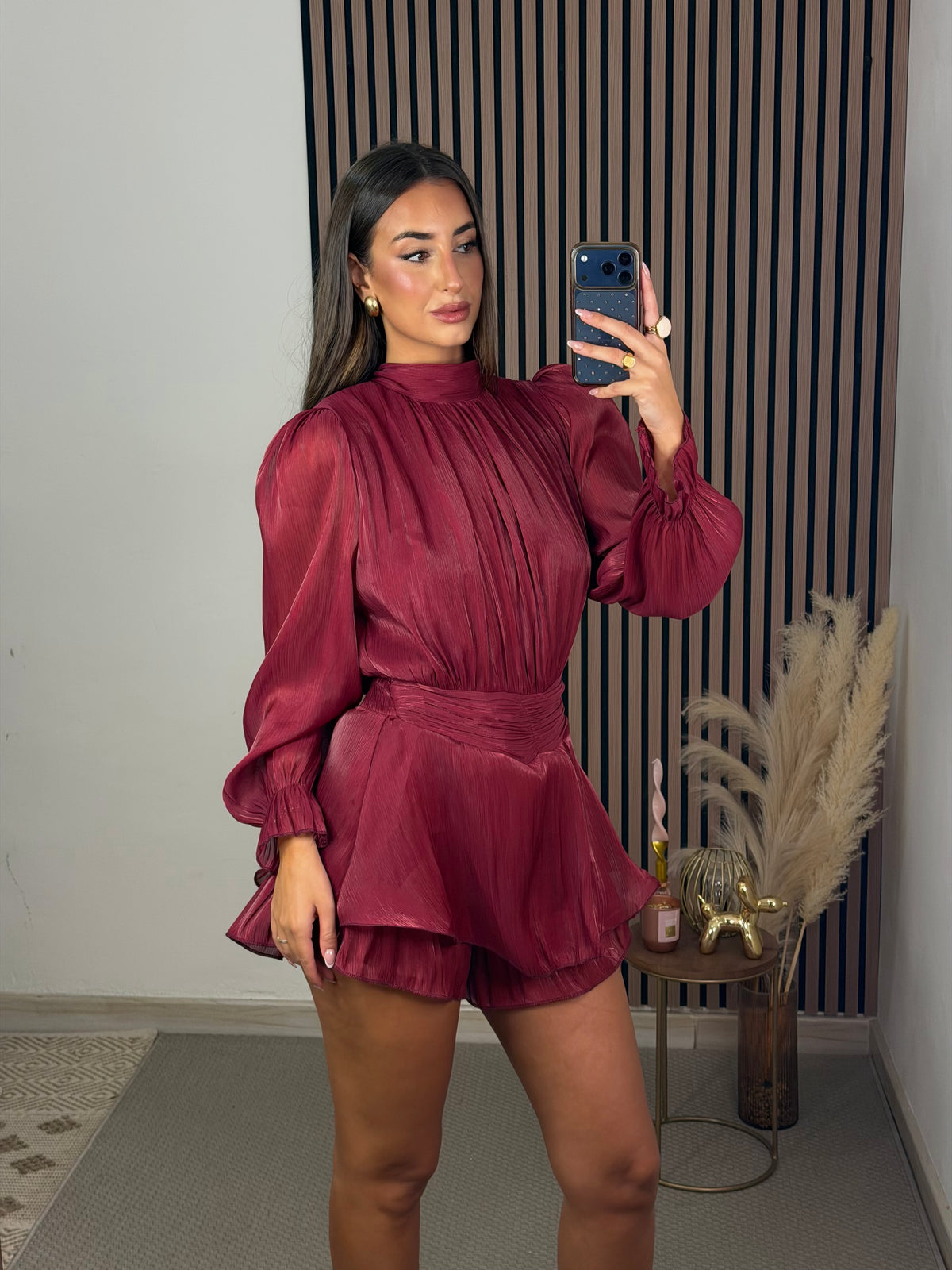 VESTIDO|MONO AMARA BURDEOS